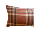 Soft Red Wool Plaid Pillows - Studio Pillows