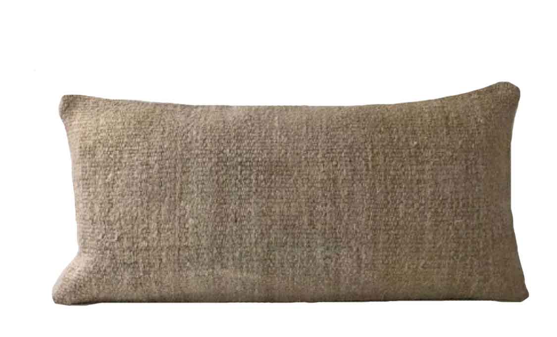 Neutral Turkish Hemp Pillow - Studio Pillows