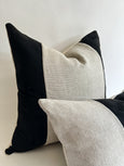 Suede and Italian Linen Throw Pillows | The Jaclyn Collection - Studio Pillows