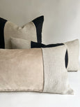 Suede and Italian Linen Throw Pillows | The Jaclyn Collection - Studio Pillows