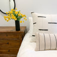 Striped authentic mud cloth pillows - Studio Pillows