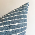 Blue Textured Pillow Cover | Designer Pillow Cover - Studio Pillows