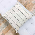 Stunning neutral striped pillows - Pearce Pillow Collection - Studio Pillows