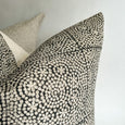 Black Floral Pillow Cover | Moroccan Style | Lucca - Studio Pillows
