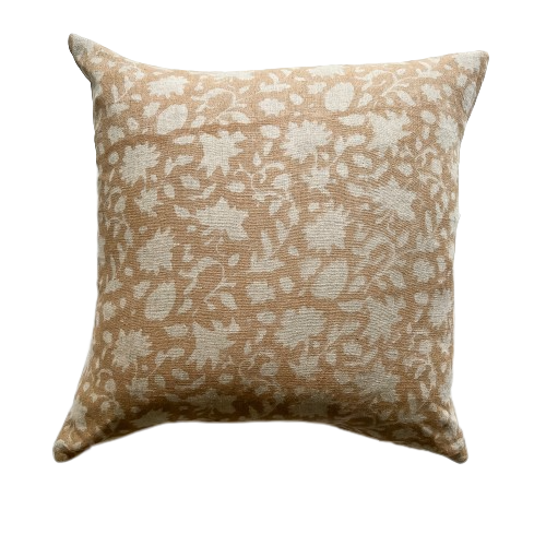 Tan Floral Pillow Covers | Susie - Studio Pillows