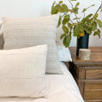 Schumacher Rusticto Textured Natural Pillow - Studio Pillows