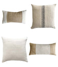 Authentic white mud cloth pillows - Studio Pillows