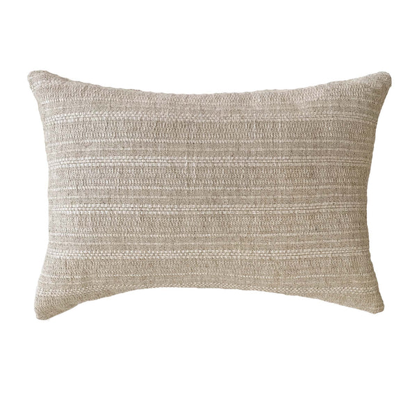 Schumacher Rusticto Textured Natural Pillow - Studio Pillows