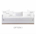 Authentic white mud cloth pillows - Studio Pillows