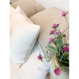 Authentic white mud cloth pillows - Studio Pillows