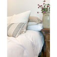 Authentic white mud cloth pillows - Studio Pillows