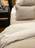 oatmeal boucle decorative pillows