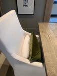 Olive Green Velvet Pillow Cases