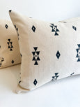 Black and Beige Block Print Pillow Cover - Studio Pillows