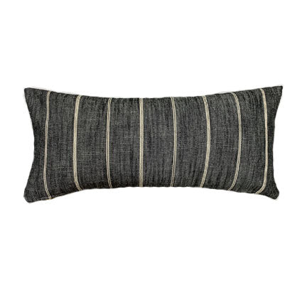 SALE! 12x21 Stunning black striped pillows - Pearce Pillow Collection - Studio Pillows