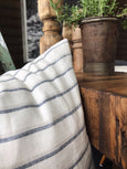 Linen Stripe Blue - OSBORNE - Studio Pillows