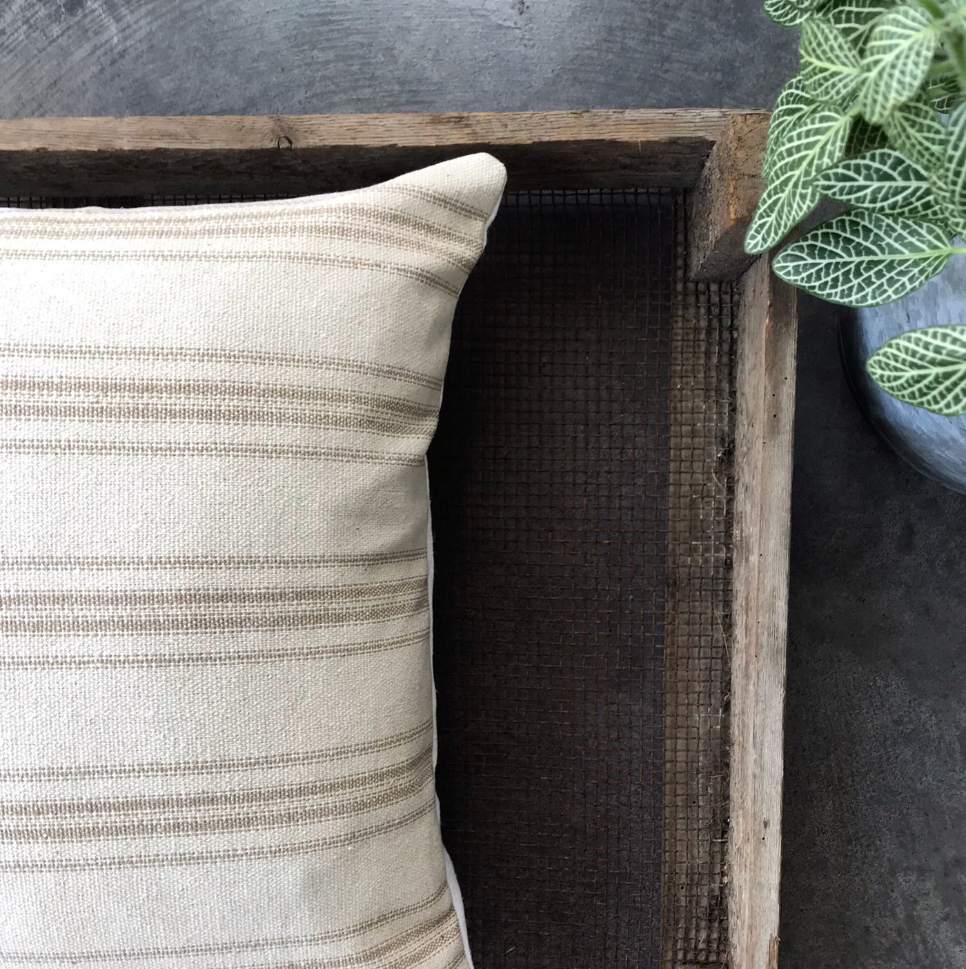 Classic grain sack pillows - JESSICA - Studio Pillows