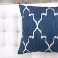 Stylish navy ikat pillows - PORTER - Studio Pillows