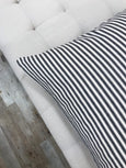 Classic black ticking stripe pillow - ELLA - Studio Pillows