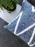 Ever popular navy ikat pillows - WALLACE - Studio Pillows