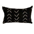 Authentic black mud cloth pillows - Studio Pillows