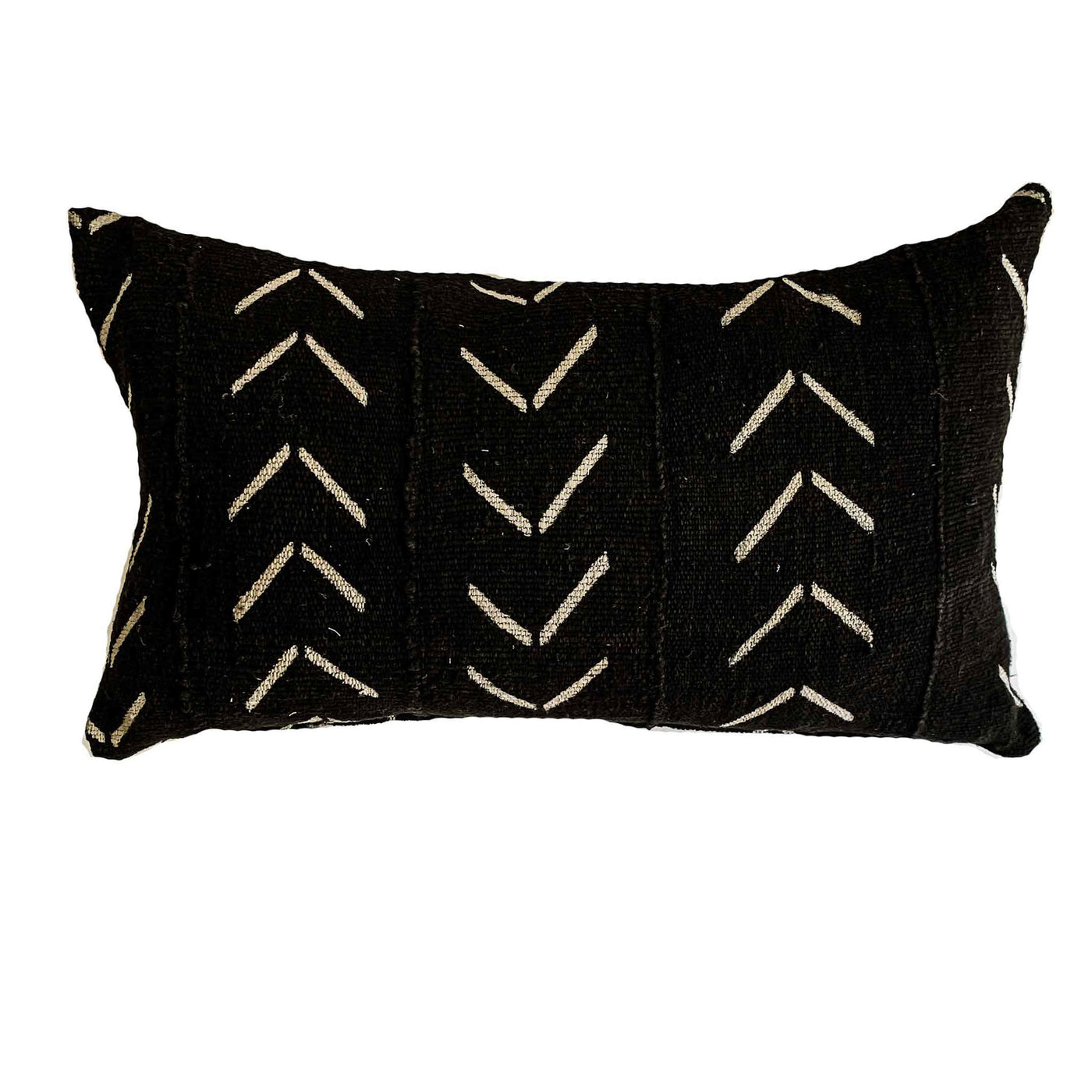 Authentic black mud cloth pillows - Studio Pillows