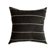Textured Black Stripe Pillow - Birch - Studio Pillows