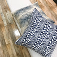 Essential blue ikat pillow - PABLO - Studio Pillows