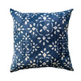 Stylish blue floral pillows - OLVA - Studio Pillows