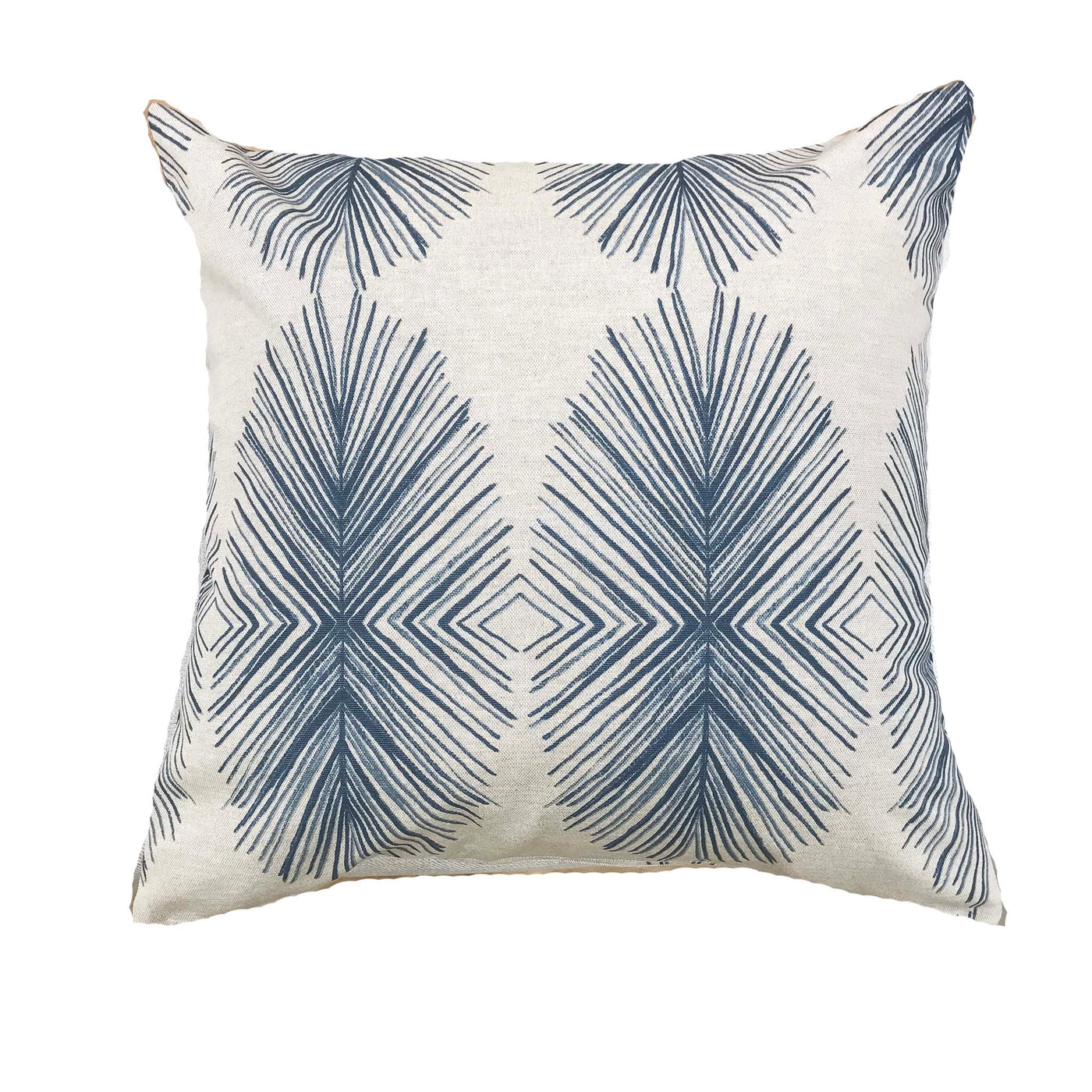Essential blue ikat pillow - PABLO - Studio Pillows