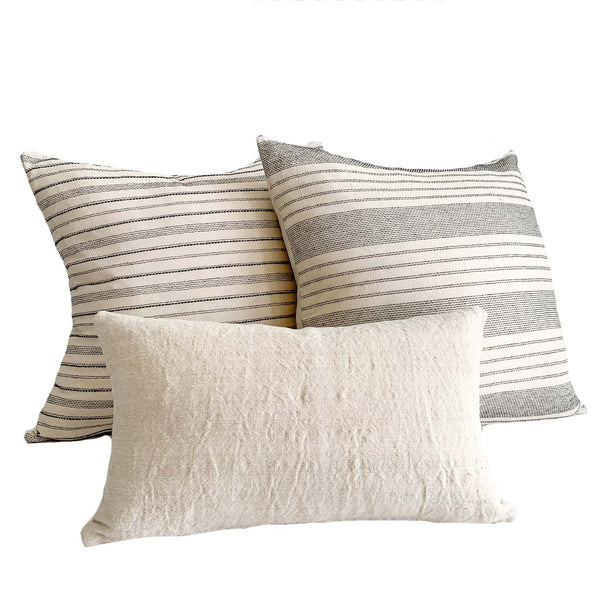 Studio Pillows | Pillow Combination #7 | Antique French Linen & Vintage Pillows - Studio Pillows
