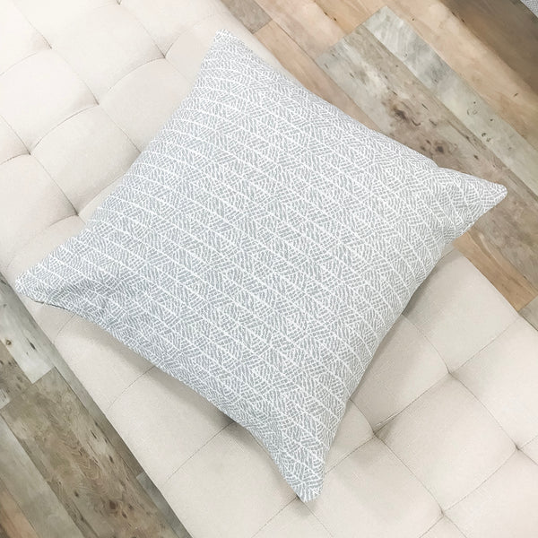 Uniquely stylish gray throw pillows - SIMONE - Studio Pillows