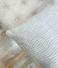 Elevated light gray throw pillows - PHIL - Studio Pillows