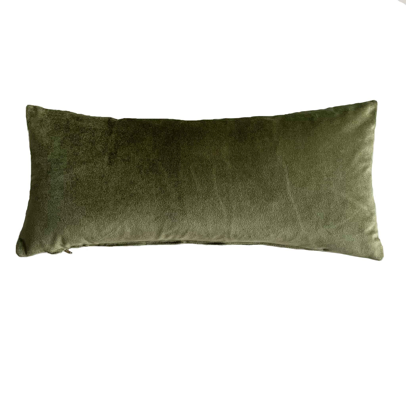 Olive Green Velvet Pillow Collection - Studio Pillows