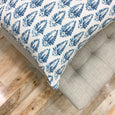 Relaxed elegant blue pillow - ADA - Studio Pillows