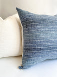 Blue Stripe Ombré Pillow Cover - Studio Pillows