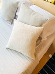 White Woven Pillows - Studio Pillows