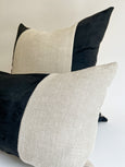 Suede and Italian Linen Throw Pillows | The Jaclyn Collection - Studio Pillows
