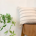 Stunning neutral striped pillows - Pearce Pillow Collection - Studio Pillows