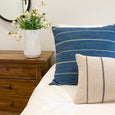 Stunning neutral striped pillows - Pearce Pillow Collection - Studio Pillows