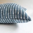 Blue Textured Pillow Cover | Designer Pillow Cover - Studio Pillows