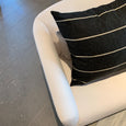 14x36 Extra Long Black Striped Lumbar - Studio Pillows
