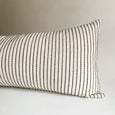 14x36 black stripe pillow