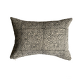 Black Floral Pillow Cover | Moroccan Style | Lucca - Studio Pillows