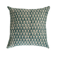teal floral pillow covers 