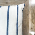 Cool, crisp blue stripe pillows - IVY - Studio Pillows