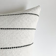 Timeless Black and White Stripe Pillow | DORIS - Studio Pillows