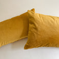 Mustard Yellow Velvet Pillow Collection - Studio Pillows