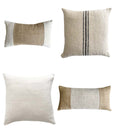 Authentic white mud cloth pillows - Studio Pillows