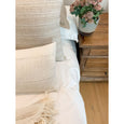 Authentic white mud cloth pillows - Studio Pillows